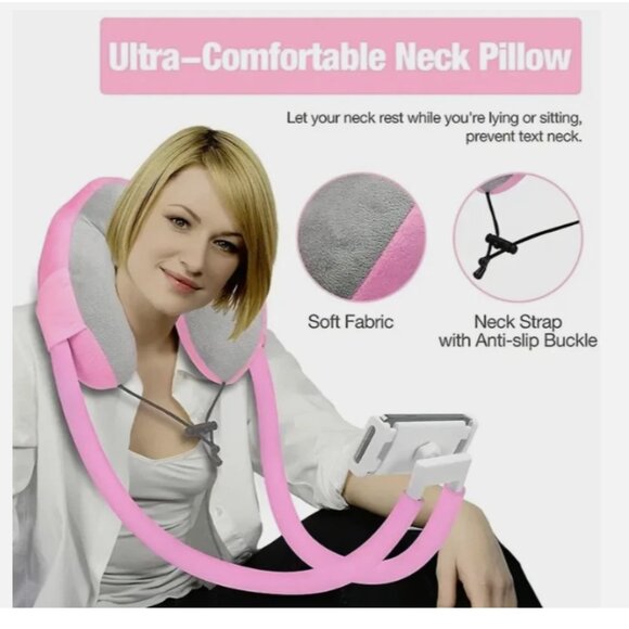 New Neck Protection Pillow, Bedside Pillow ,Travel Pillow, Phone Holder - Picture 3 of 4